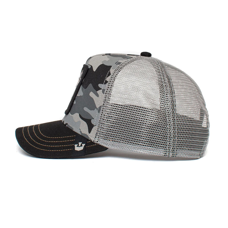 Gorra Goorin Bros Lobo 1010057blk Gris Camuflaje Original